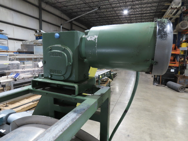Livonia 26"W x 16' 2" Magnetic Incline Chip Conveyor 108" Infeed 56"Discharge