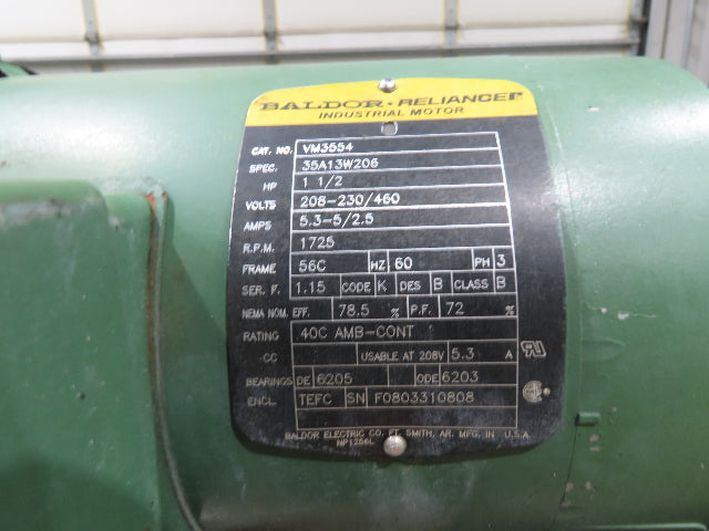 Livonia 26"W x 16' 2" Magnetic Incline Chip Conveyor 108" Infeed 56"Discharge