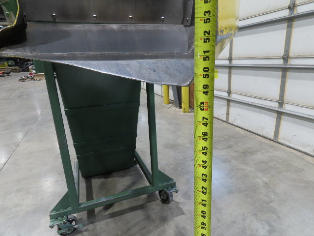 Livonia 26"W x 16' 2" Magnetic Incline Chip Conveyor 108" Infeed 56"Discharge
