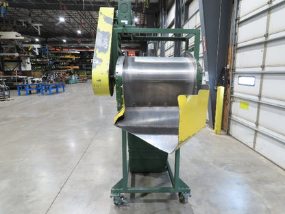 Livonia 26"W x 16' 2" Magnetic Incline Chip Conveyor 108" Infeed 56"Discharge