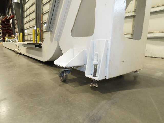 Hennig 21' Incline Chip Conveyor 14"W Scraper Chain 15' 2" Infeed 62"Discharge