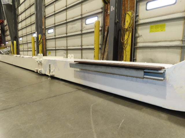 Hennig 21' Incline Chip Conveyor 14"W Scraper Chain 15' 2" Infeed 62"Discharge