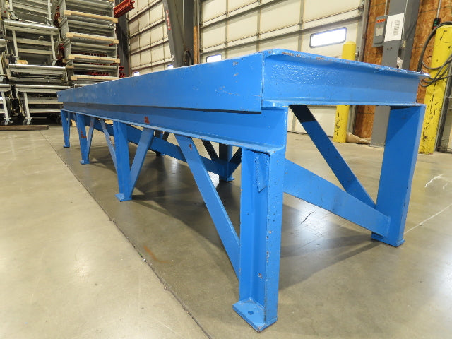 1/4" Top Steel Fabrication Welding Layout Table Work Bench 11' 4"L 30"D 25"H