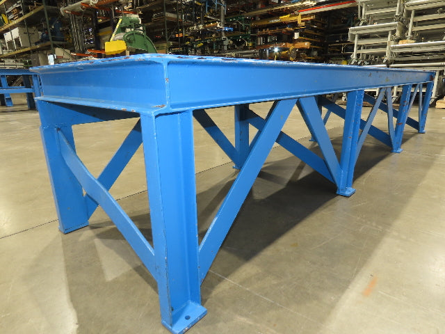 1/4" Top Steel Fabrication Welding Layout Table Work Bench 11' 4"L 30"D 25"H