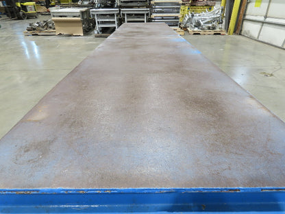 1/4" Top Steel Fabrication Welding Layout Table Work Bench 11' 4"L 30"D 25"H