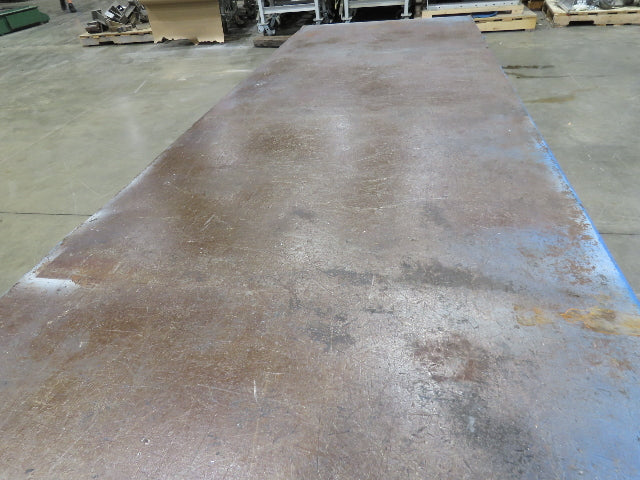 1/4" Top Steel Fabrication Welding Layout Table Work Bench 11' 4"L 30"D 25"H