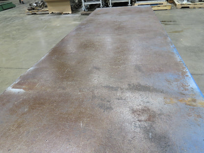 1/4" Top Steel Fabrication Welding Layout Table Work Bench 11' 4"L 30"D 25"H