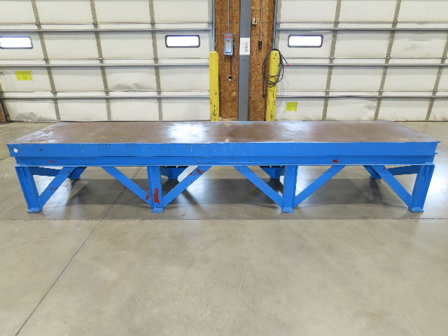 1/4" Top Steel Fabrication Welding Layout Table Work Bench 11' 4"L 30"D 25"H