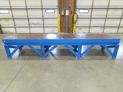 1/4" Top Steel Fabrication Welding Layout Table Work Bench 11' 4"L 30"D 25"H