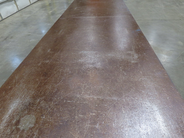 5/16" Top Steel Fabrication Welding Layout Table Work Bench 10' 2"L 31"D 33"H