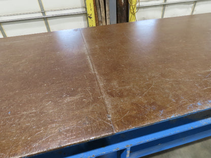 5/16" Top Steel Fabrication Welding Layout Table Work Bench 10' 2"L 31"D 33"H