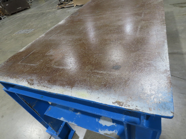 5/16" Top Steel Fabrication Welding Layout Table Work Bench 10'L 31"D 33"H