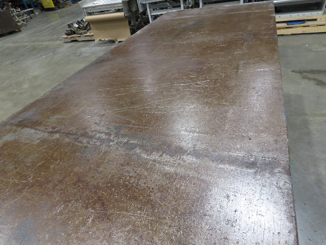 5/16" Top Steel Fabrication Welding Layout Table Work Bench 10'L 31"D 33"H