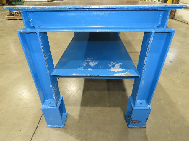 5/16" Top Steel Fabrication Welding Layout Table Work Bench 10'L 31"D 33"H