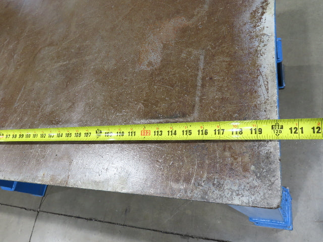 5/16" Top Steel Fabrication Welding Layout Table Work Bench 10'L 31"D 33"H