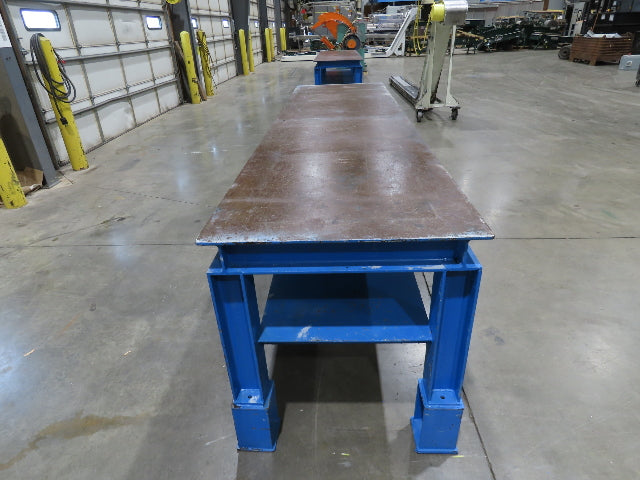 5/16" Top Steel Fabrication Welding Layout Table Work Bench 10'L 31"D 33"H