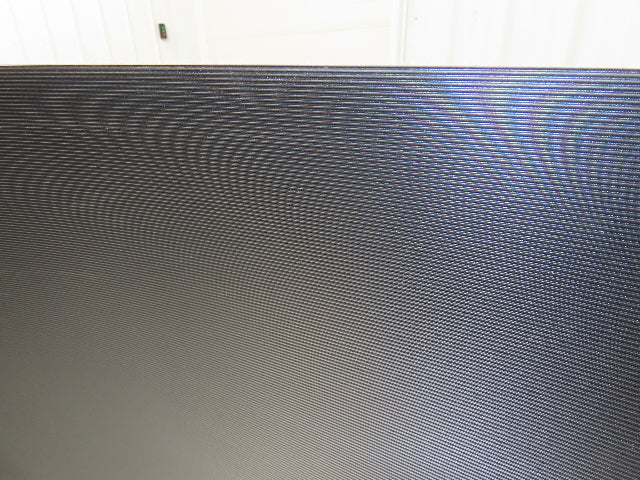15.5"W x 160' Grooved Conveyor Belt 2-Ply Black Ribbed PVC Rubber Grip Top 160Ft