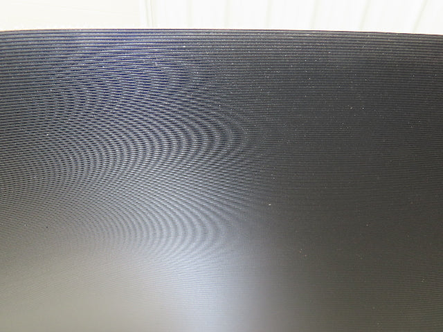 15.5"W x 286' Grooved Conveyor Belt 2-Ply Black Ribbed PVC Rubber Grip Top 286Ft