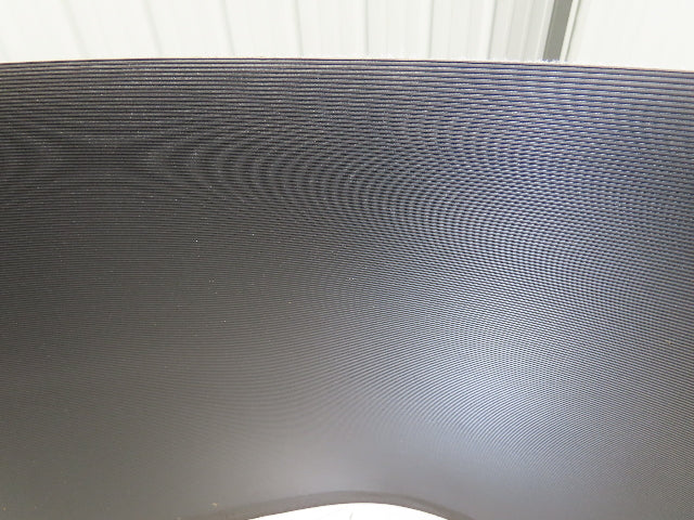 15.5"W x 286' Grooved Conveyor Belt 2-Ply Black Ribbed PVC Rubber Grip Top 286Ft