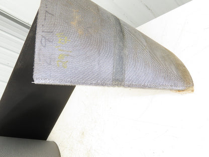 15.5"W x 291' Grooved Conveyor Belt 2-Ply Black Ribbed PVC Rubber Grip Top 291Ft