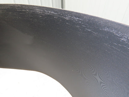 15.5"W x 291' Grooved Conveyor Belt 2-Ply Black Ribbed PVC Rubber Grip Top 291Ft