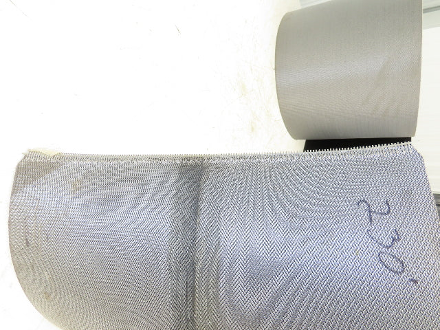 15.5"W x 230' Grooved Conveyor Belt 2-Ply Black Ribbed PVC Rubber Grip Top 230Ft