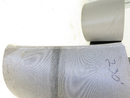 15.5"W x 230' Grooved Conveyor Belt 2-Ply Black Ribbed PVC Rubber Grip Top 230Ft
