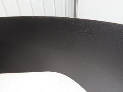 15.5"W x 177' Grooved Conveyor Belt 2-Ply Black Ribbed PVC Rubber Grip Top 177Ft
