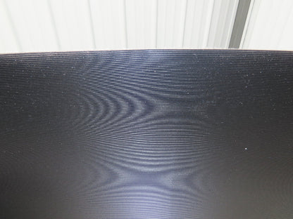 15.5"W x 177' Grooved Conveyor Belt 2-Ply Black Ribbed PVC Rubber Grip Top 177Ft