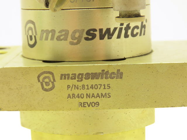 Magswitch 8140715 Electromagnetic Gripper Steel Lifting Magnet AR40 NAAMS Rev 09