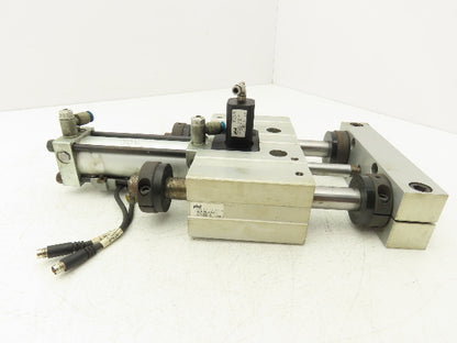 PHD SDB25X3-GI-H47-J2-J6-M-PB Linear Guided Pneumatic Air Cylinder 3" Stroke