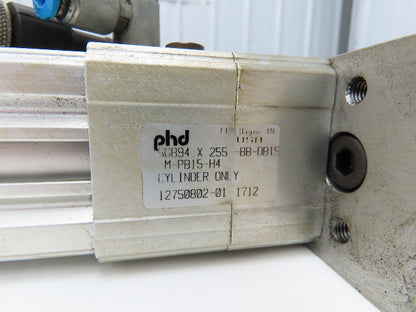 PHD SGB94X255-BB-DB15-M-PB15 Linear Guided Pneumatic Air Cylinder 255mm Stroke