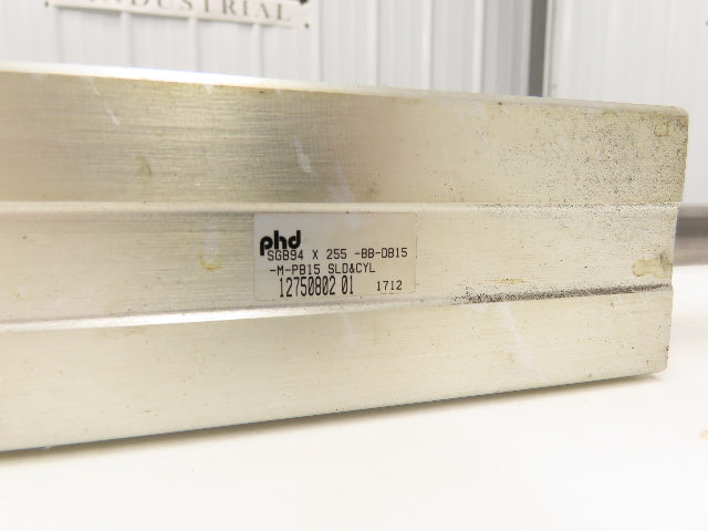 PHD SGB94X255-BB-DB15-M-PB15 Linear Guided Pneumatic Air Cylinder 255mm Stroke
