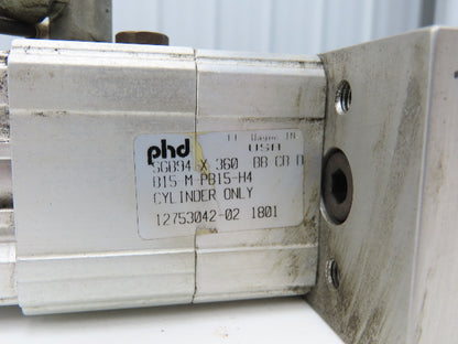 PHD SGB94X360BBCBDB15MPB15 Linear Guided Pneumatic Air Cylinder 360mm Stroke
