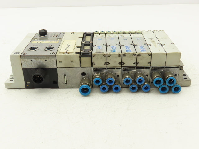 Festo VMPA2-FB-EMS-4 Solenoid Valve Manifold 24VDC w/Bus Node CPX-FB33