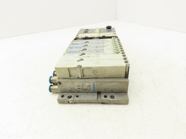 Festo VMPA2-FB-EMS-4 Solenoid Valve Manifold 24VDC w/Bus Node CPX-FB33