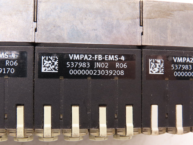 Festo VMPA2-FB-EMS-4 Solenoid Valve Manifold 24VDC w/Bus Node CPX-FB33