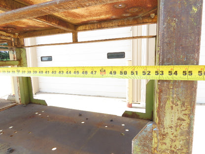 Portable Steel Stack Rack 59"W x 30"D Forklift Stackable Storage  Lot of 18