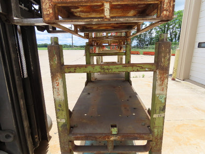 Portable Steel Stack Rack 59"W x 30"D Forklift Stackable Storage  Lot of 18