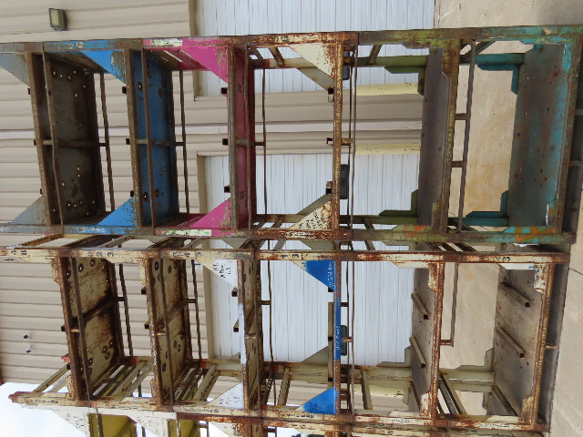 Portable Steel Stack Rack 59"W x 30"D Forklift Stackable Storage  Lot of 18