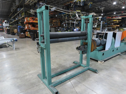 American Steel Line Sheet Metal Roll Forming Slitter Machine w/Coiler & Rewinder