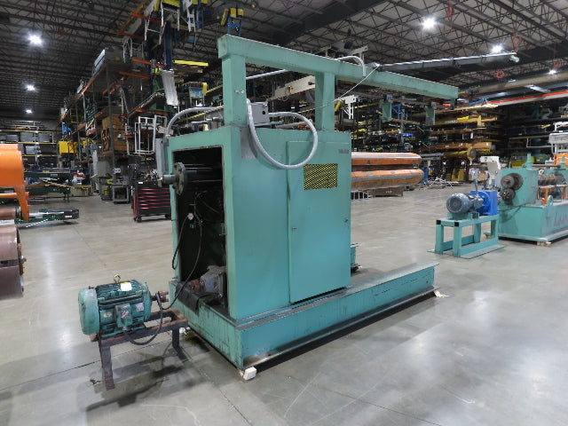 American Steel Line Sheet Metal Roll Forming Slitter Machine w/Coiler & Rewinder