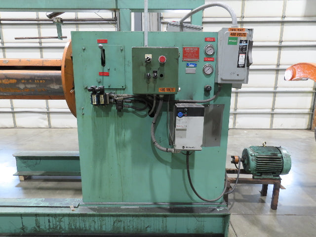 American Steel Line Sheet Metal Roll Forming Slitter Machine w/Coiler & Rewinder