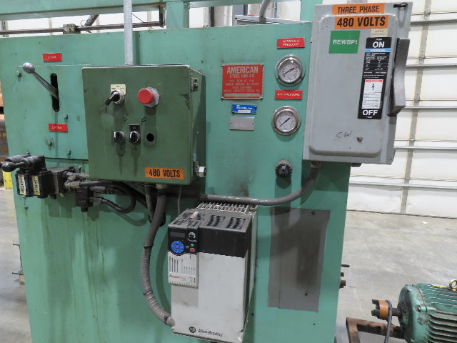 American Steel Line Sheet Metal Roll Forming Slitter Machine w/Coiler & Rewinder
