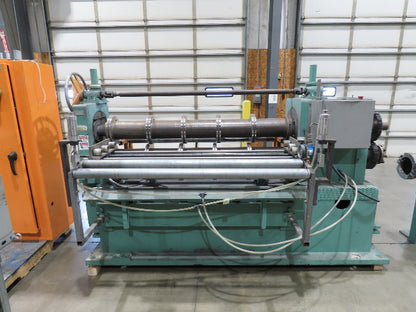 American Steel Line Sheet Metal Roll Forming Slitter Machine w/Coiler & Rewinder