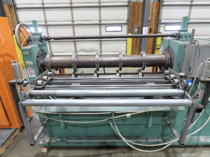 American Steel Line Sheet Metal Roll Forming Slitter Machine w/Coiler & Rewinder