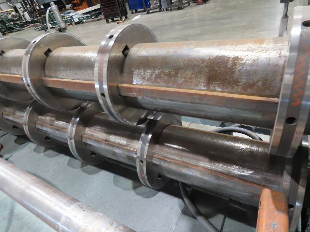 American Steel Line Sheet Metal Roll Forming Slitter Machine w/Coiler & Rewinder
