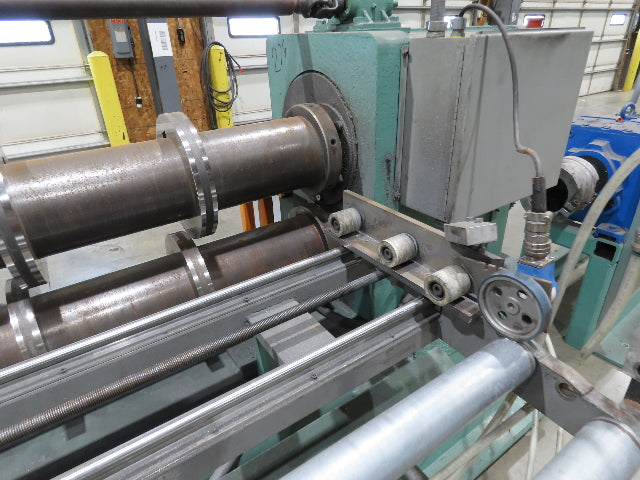 American Steel Line Sheet Metal Roll Forming Slitter Machine w/Coiler & Rewinder