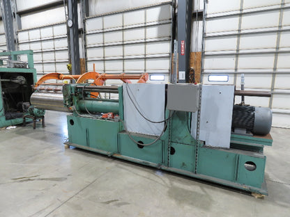 American Steel Line Sheet Metal Roll Forming Slitter Machine w/Coiler & Rewinder