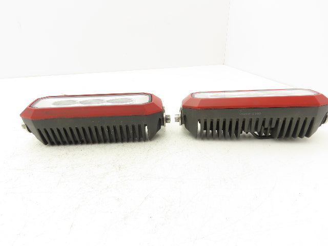 01331010 Forklift Safety Warning Light Straight Line Red Keep Out Zone Lot of 2